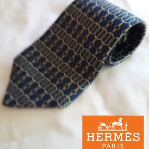 Hermes 100% Silk Tie - Like New